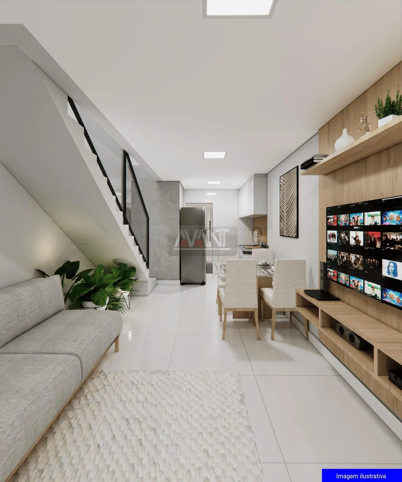 Casa Geminada Individual duplex - Vila Cloris